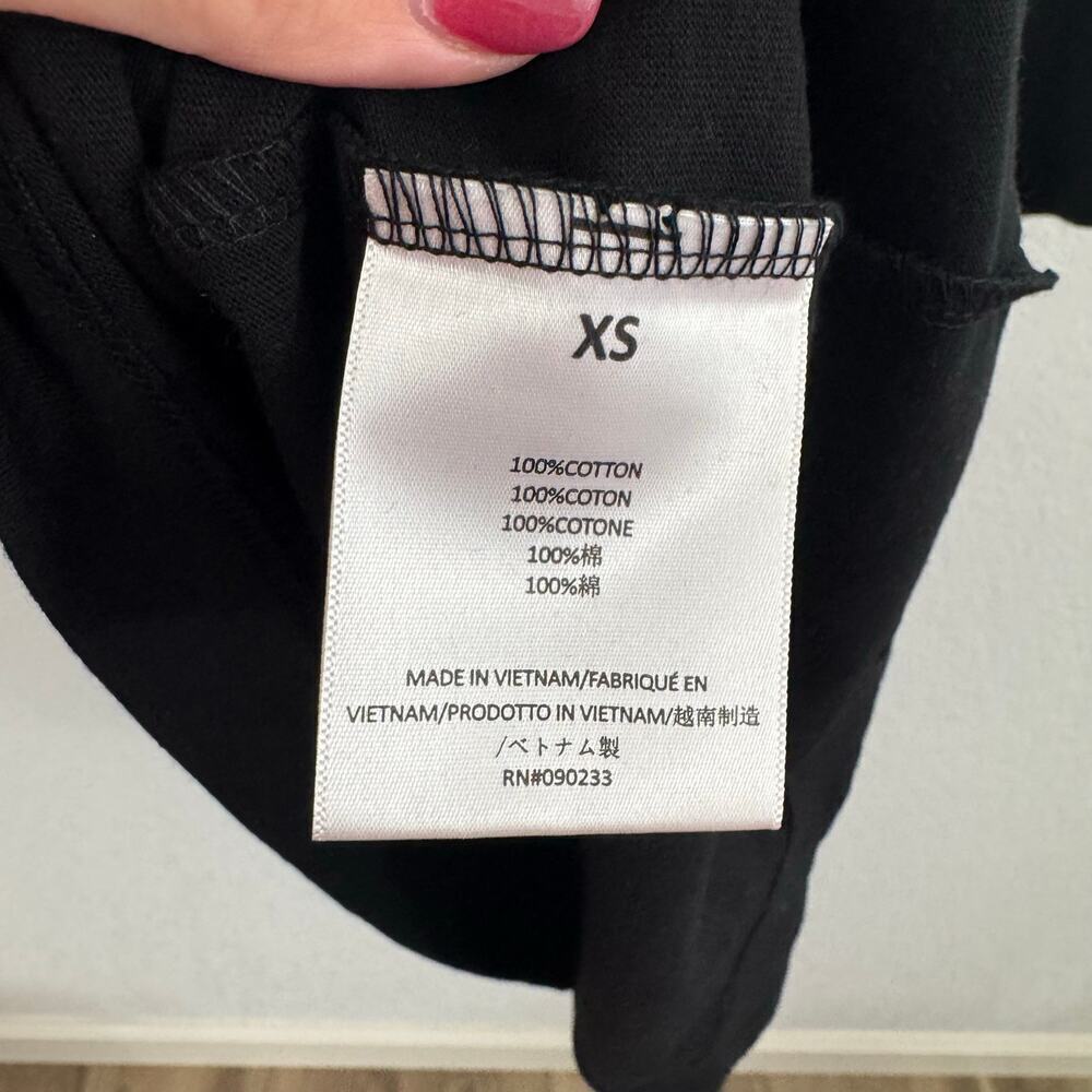 Fear Of God Essentials SS23 Mock Neck Half Sleeve Oversized T-Shirt Jet Black XS - Picture 11 of 12